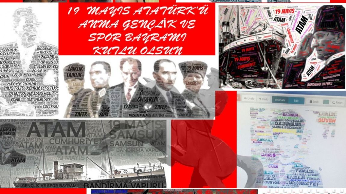 eTwinning Projesi Kapsamında 19 Mayıs Atatürk'ü Anma , Gençlik ve Spor Bayramı 